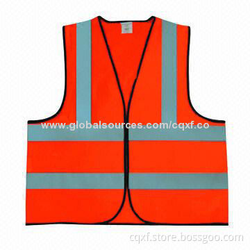 Reflective Safety Vest, Made of Polyester
